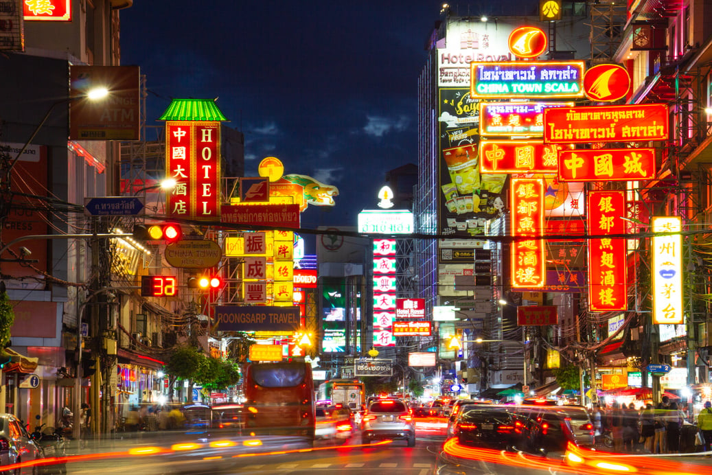 China Town in Bangkok Thailand