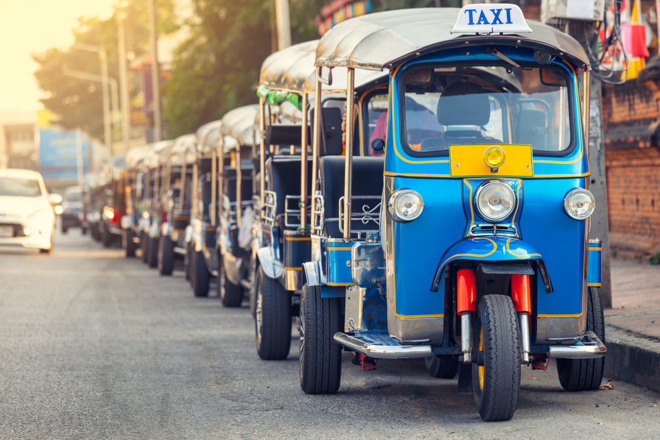 Tuk-tuks in Chiang Mai